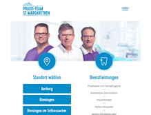Tablet Screenshot of margarethen.ch